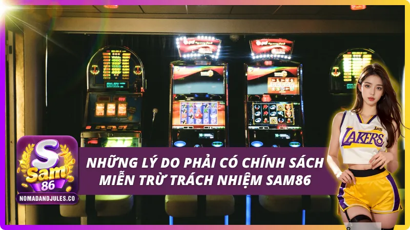 Nêu rõ những lý do phải có chính sách miễn trừ trách nhiệm SAM86